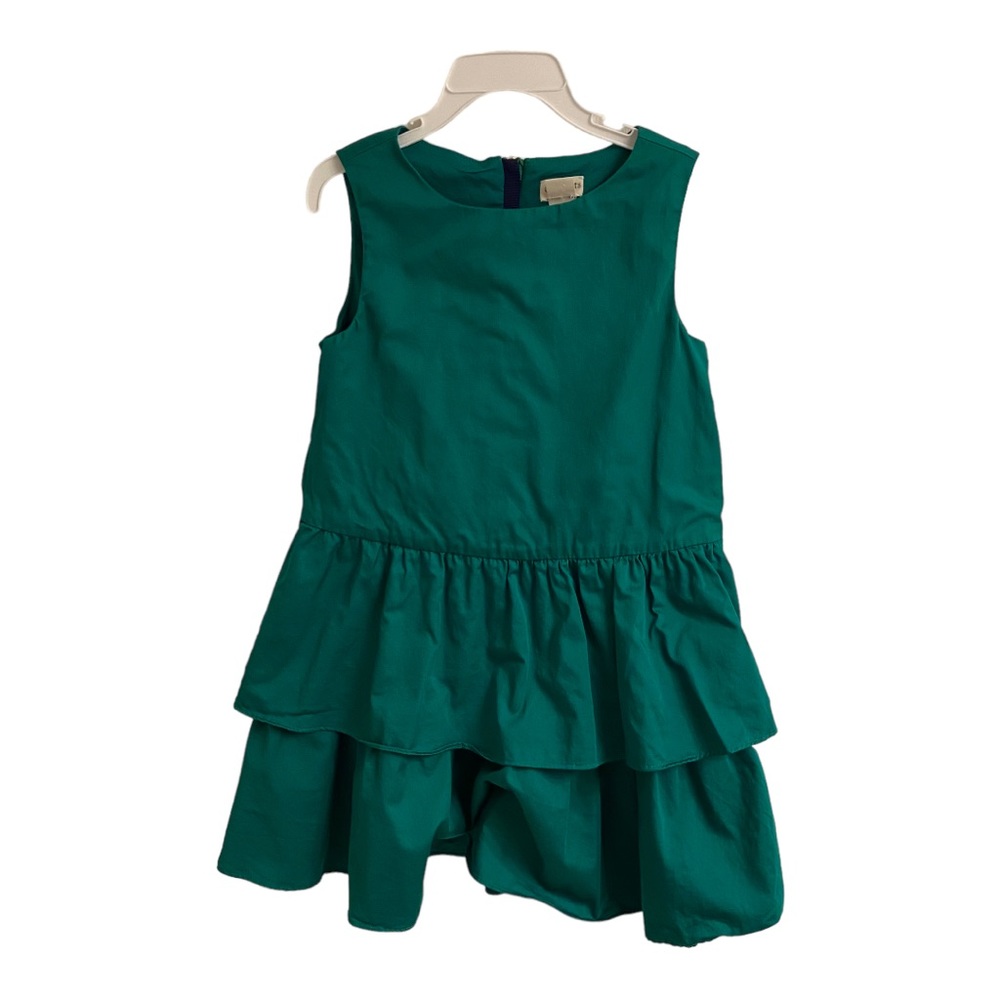 Crewcuts sleeveless dress with tiered ruffle skirt
